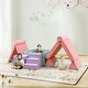 preview thumbnail 4 of 8, Gymax 8 Pcs Kids Play Couch Convertible Sectional Floor Sofa