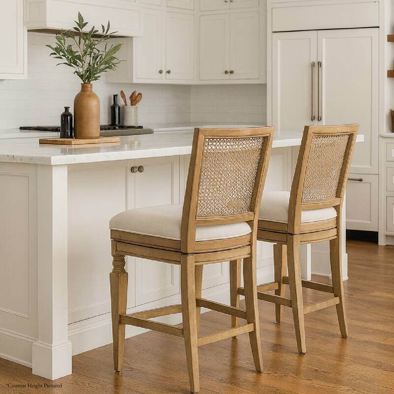Maven Lane 31" Sonoma Swivel Bar Height Kitchen Stool