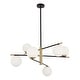 preview thumbnail 17 of 31, Modern 6-Light Dimmable Sputnik Bubble Chandelier for Dining Room