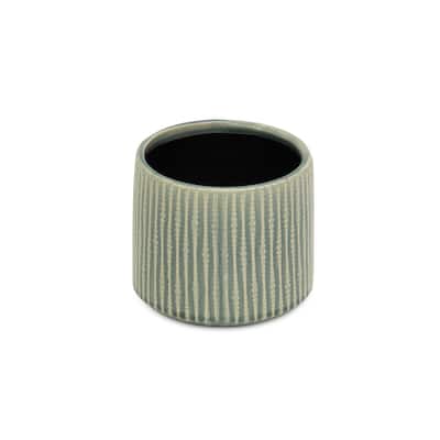 Arianthe Ceramic Orb Patterned Pot