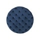 preview thumbnail 3 of 16, Orla Modern Glam Round Tufted Velvet Ottoman by Christopher Knight Home
