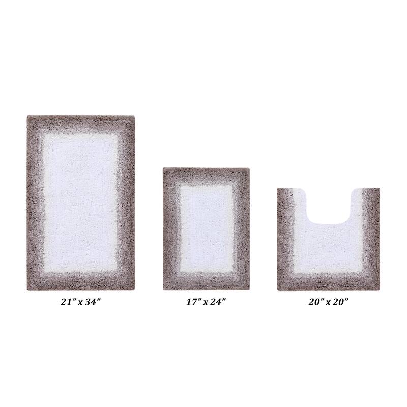 Better Trends 100% Cotton Super Soft & Highly Water Absorbent Bathroom Rugs-Torrent Collection Tufted Machine Washable Bath Mats - 3 Piece Set (17" x 24" | 20" x 20" | 21" x 34") - Beige