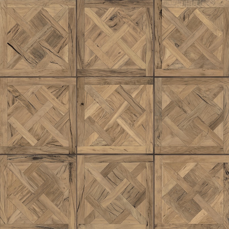 Merola Tile Kings Forest Lattice Natural 17-5/8" x 17-5/8" Ceramic Floor and Wall Tile