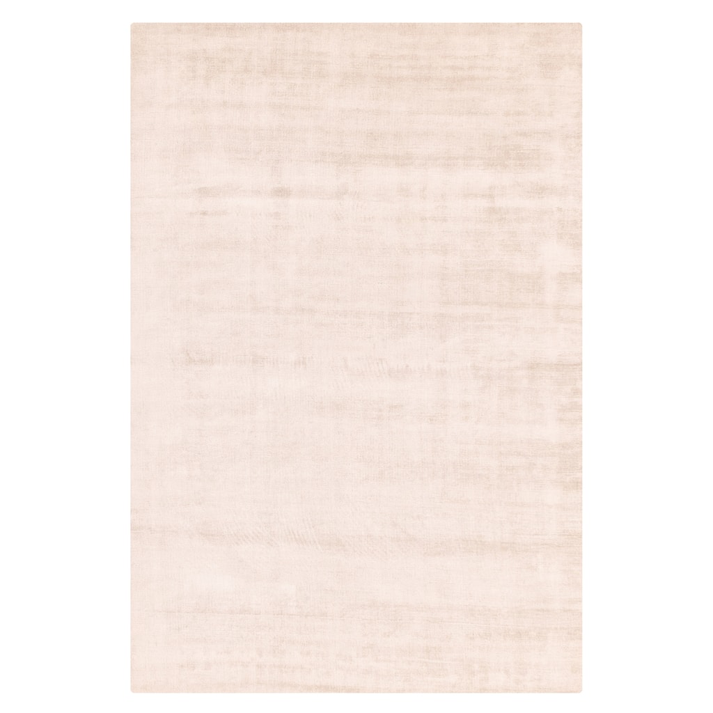 ECARPETGALLERY Hand Loomed Loreto Ivory Viscose Rug - 5'1 x 7'5