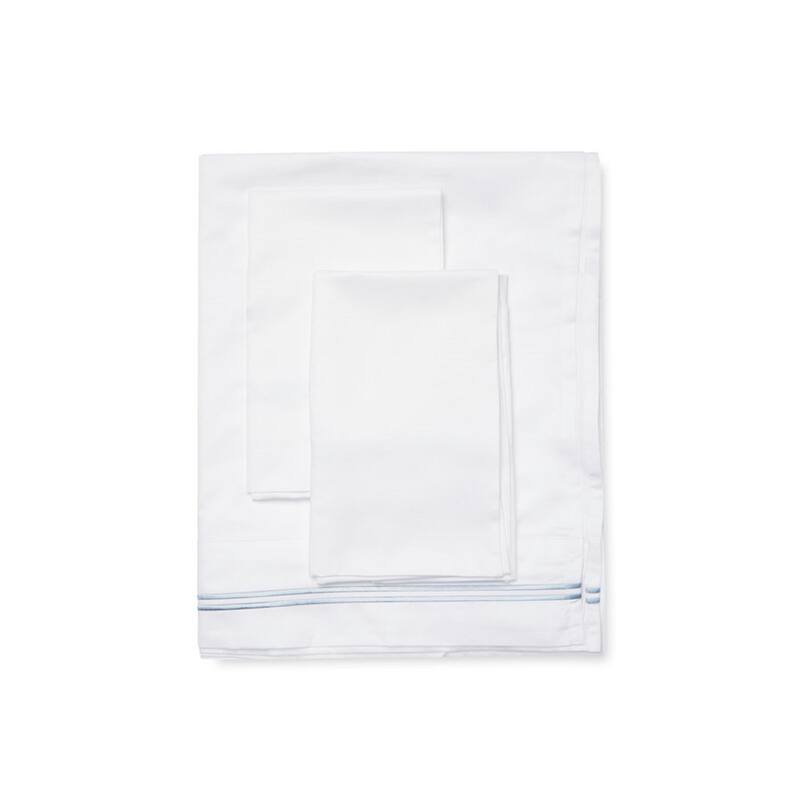 Home Sweet Home Collection 600 Thread Count Cotton 2 Stripe Embroidery Bed Sheet Set