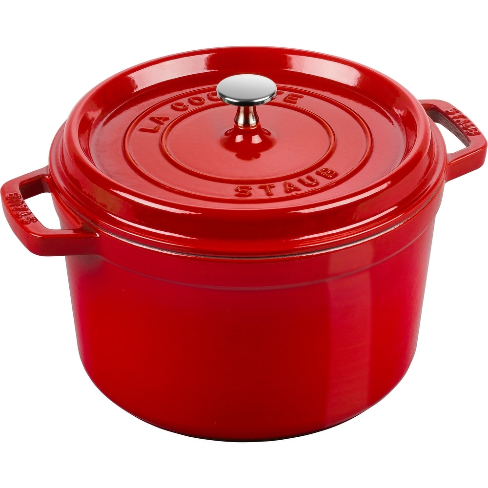 Ayesha Curry Cast Iron Enamel Covered 6qt. Dutch Oven Sienna Red