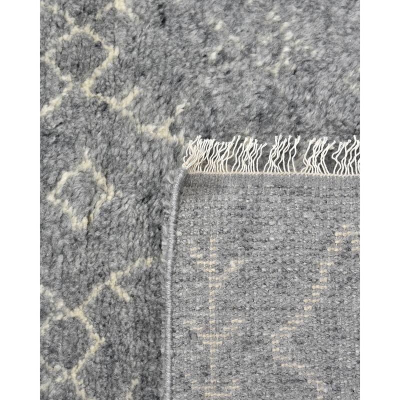 Oliver Bohemian Handmade Area Rug, Ivory