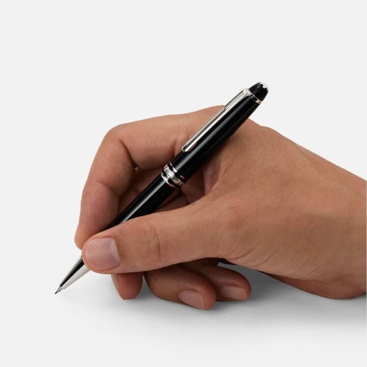 Montblanc 2867 Meisterstuck Classique Platinum Coated Mechanical Pencil, Black
