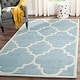 preview thumbnail 7 of 112, SAFAVIEH Handmade Chatham Vicie Modern Wool Rug 3' x 5' - Blue/Ivory - Rectangle