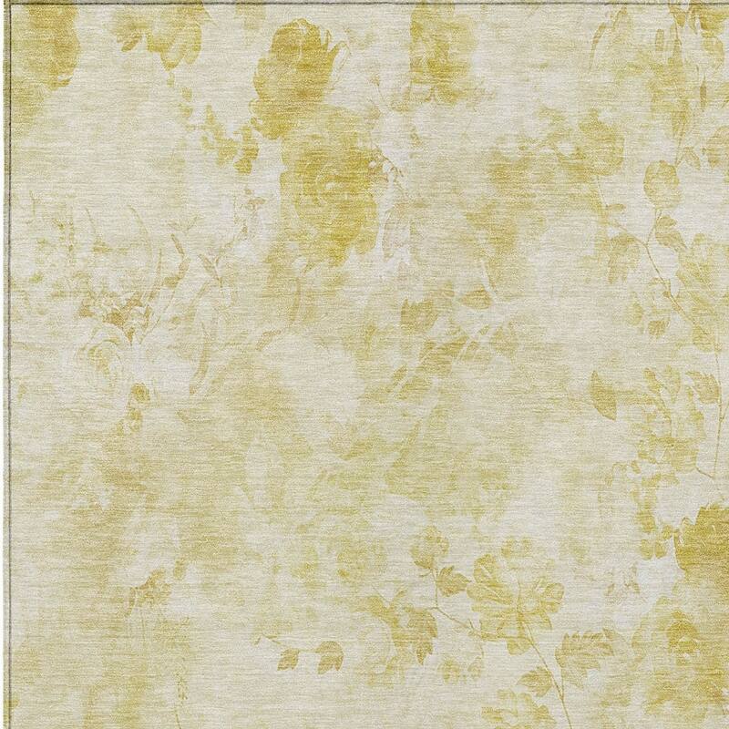 HomeRoots Floral Transitional Rectangle Outdoor Rug
