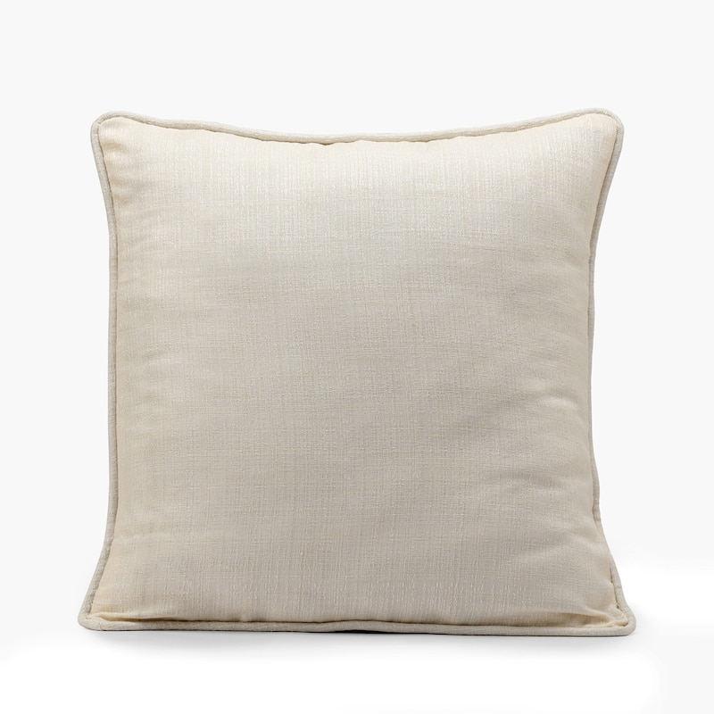 Exclusive Fabrics Yarn Dyed Designer Faux Raw Textured Silk Cushion Cover (Set of 2)