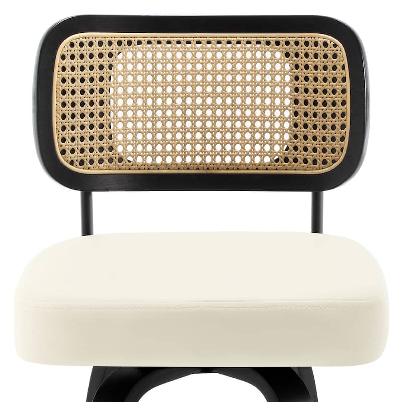 26"/29" Swivel Counter/Bar Stools with Black Bentwood Legs