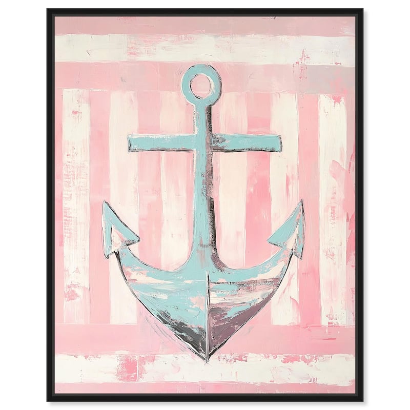 Sea Anchor Canvas by Art Remedy - Black - 24" x 30"