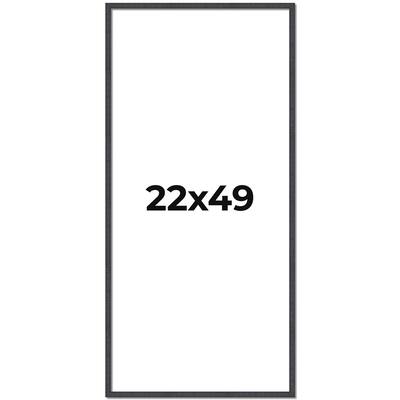 22x49 Frame Brown Solid Wood Picture Frame - Complete Modern Photo