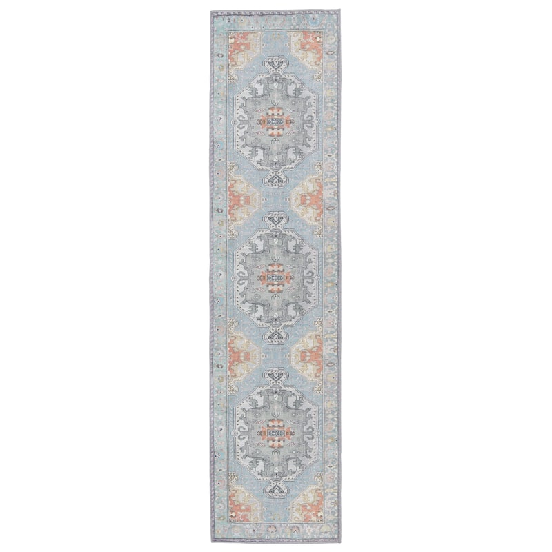 Zenora Machine Washable Medallion Area Rug - 2' 6" x 10' - Runner