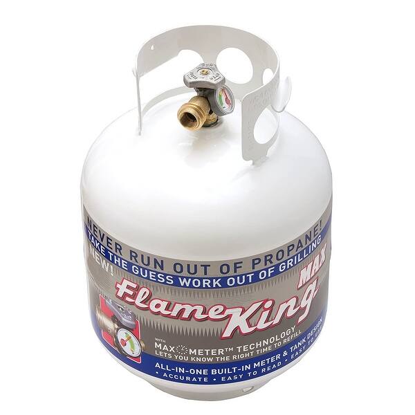 20 LB Pound Propane Tank Cylinder with OPD Valve and Built-in Site ...