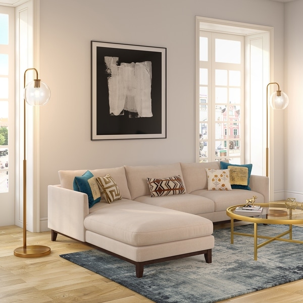 Harrison arc deals black floor lamp