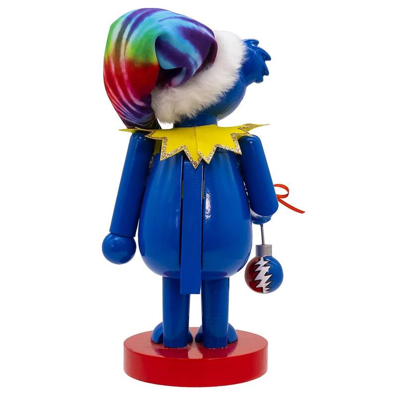 Kurt Adler Wooden 10-Inch Grateful Dead Bear Nutcracker