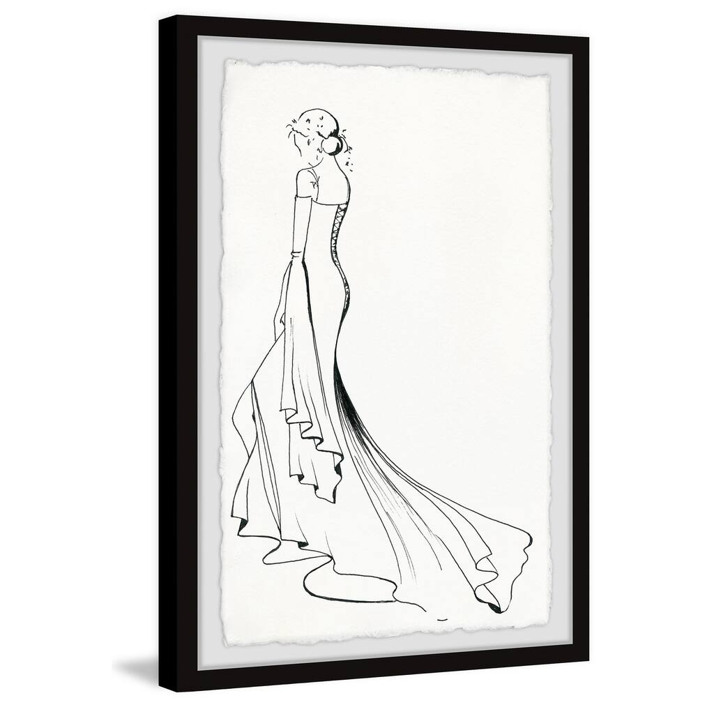 Pretty Bride Framed Wall Art, Elegant Home Touch - Sophisticated Artwork for Refined Décor