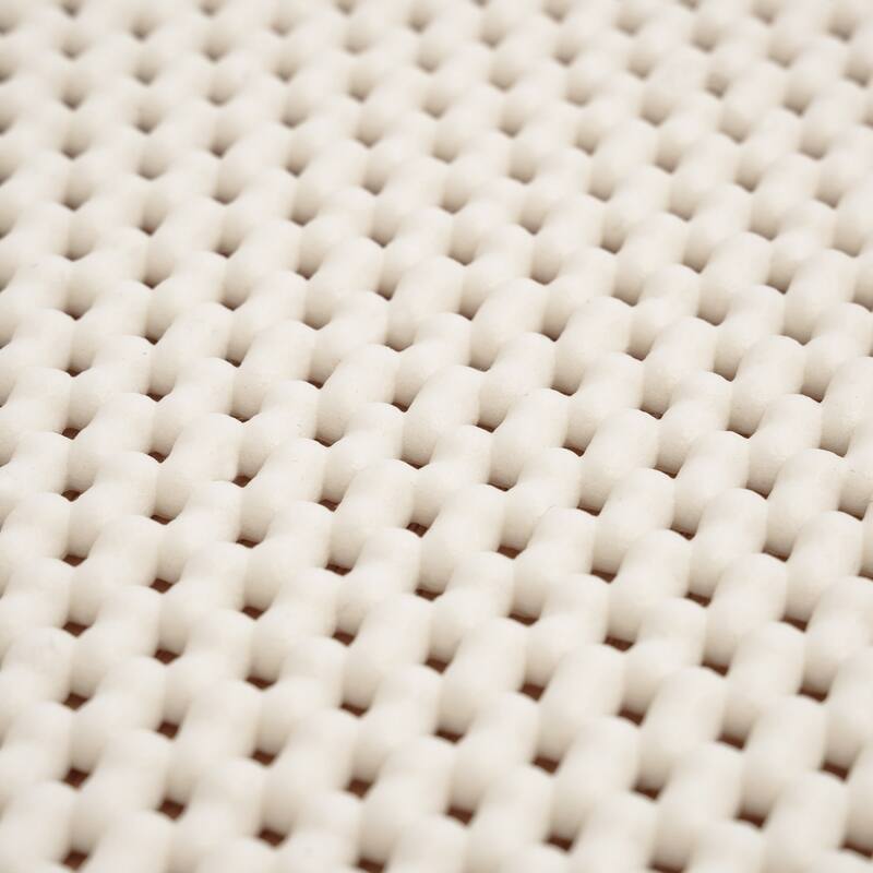 Extreme Grip Traditional Solid Non Slip Rug Pad - Off-White