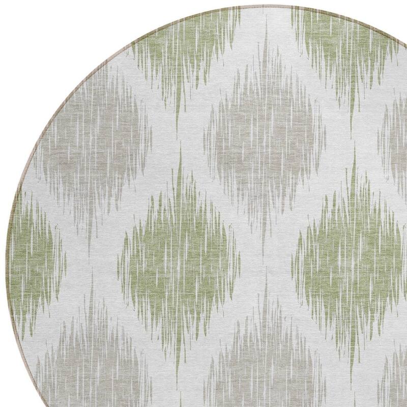 HomeRoots Ikat Transitional Rectangle Outdoor Rug