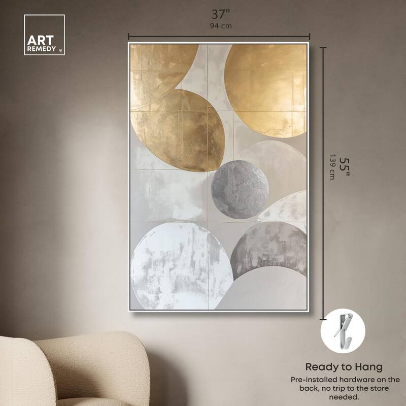 Golden Sequence II Canvas by Art Remedy