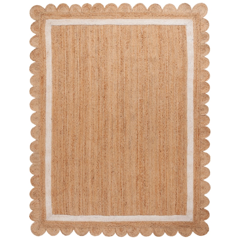 SAFAVIEH Natural Fiber Gerda Casual Jute Rug - 8' x 10' - Natural/Ivory