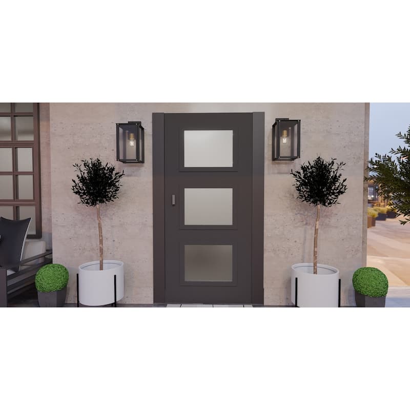 Robbins 1-Light Matte Black Outdoor Wall Lantern