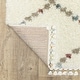 preview thumbnail 7 of 17, Style Haven Aire Diamond Lattice Ivory/ Multi Shag Tassel Fringe Area Rug.