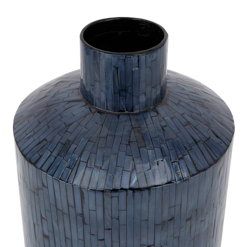 Blue Shell Contemporary Vase