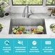 preview thumbnail 118 of 158, KRAUS Standart PRO Undermount Single Bowl Stainless Steel Kitchen Sink