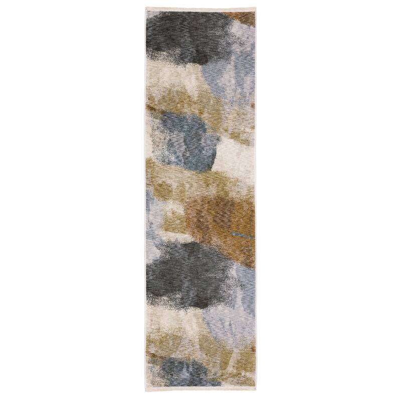 HomeRootsAbstract Modern Runner Area Rug