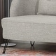 preview thumbnail 8 of 18, Nilton Modern Fabric Loveseat by Christopher Knight Home