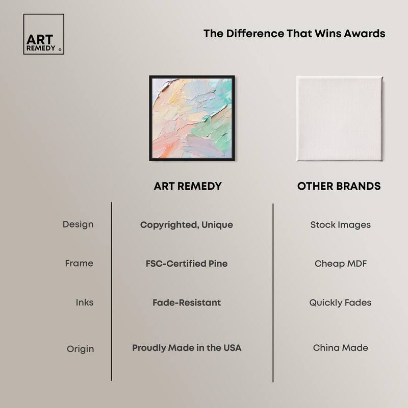 Flowing Mousse III Canvas by Art Remedy