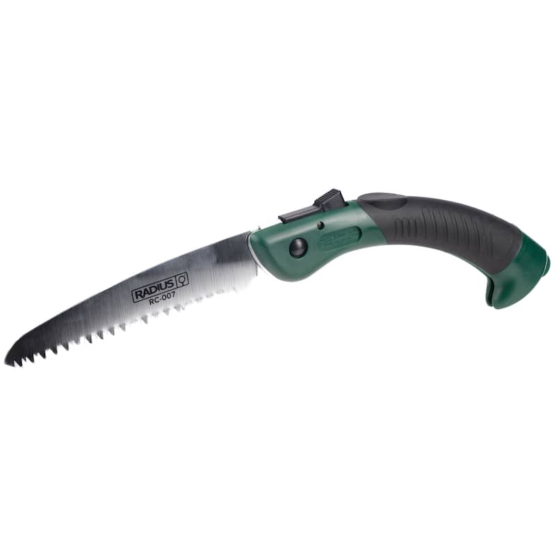 Radius Garden RC-007 7" Pruning Hand Saw, Sharp Tooth Folding Hand Saw