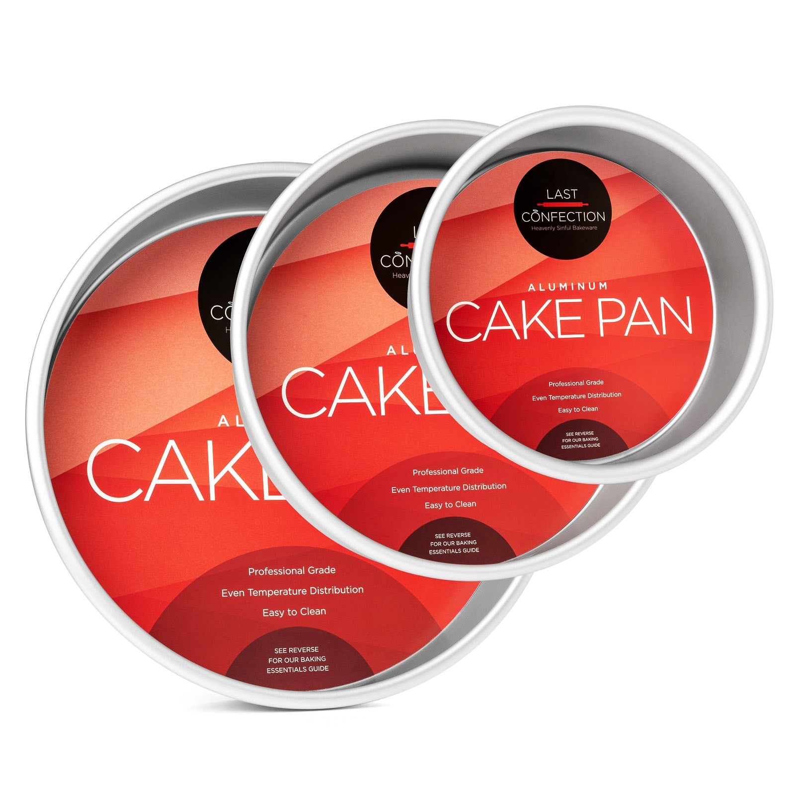 Last Confection Professional Bakeware - Round Aluminum Cake Pan
