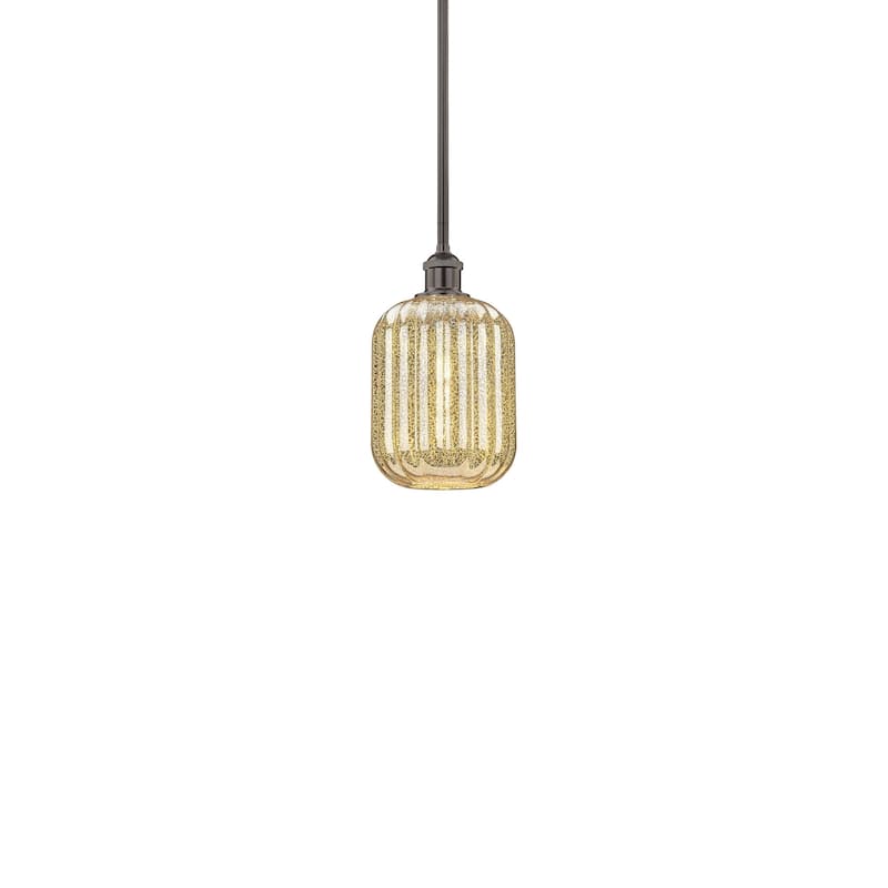 Innovations Lighting 616-1S-12-7 Preston Pendant Preston 7" Wide Mini - Oil Rubbed Bronze / Mercury