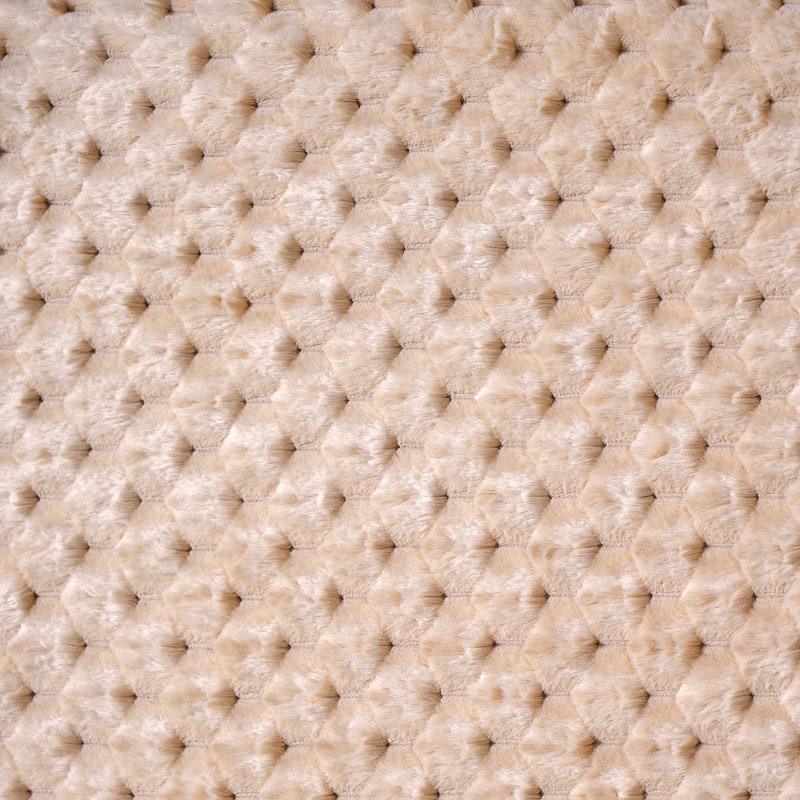 Queen / King Modern Plush Upholstered Bed with Soft Padded Backrest for Comfort