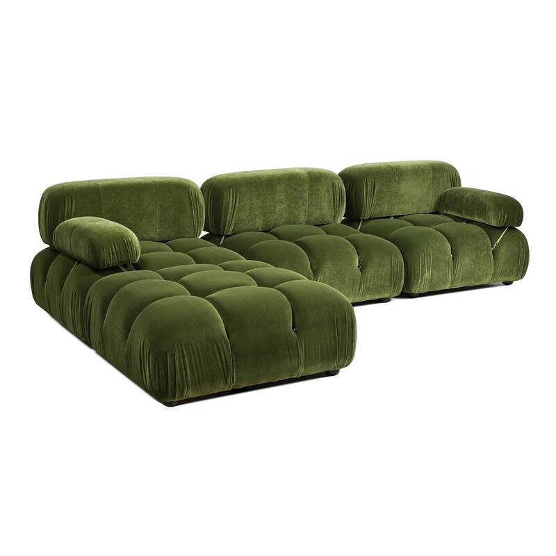 Marcel 109.5" Bubble Modular Modern Reversible Sectional