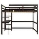 preview thumbnail 38 of 91, Modern Solid Wood Loft Bed with Built-in Desk, Safety Ladder