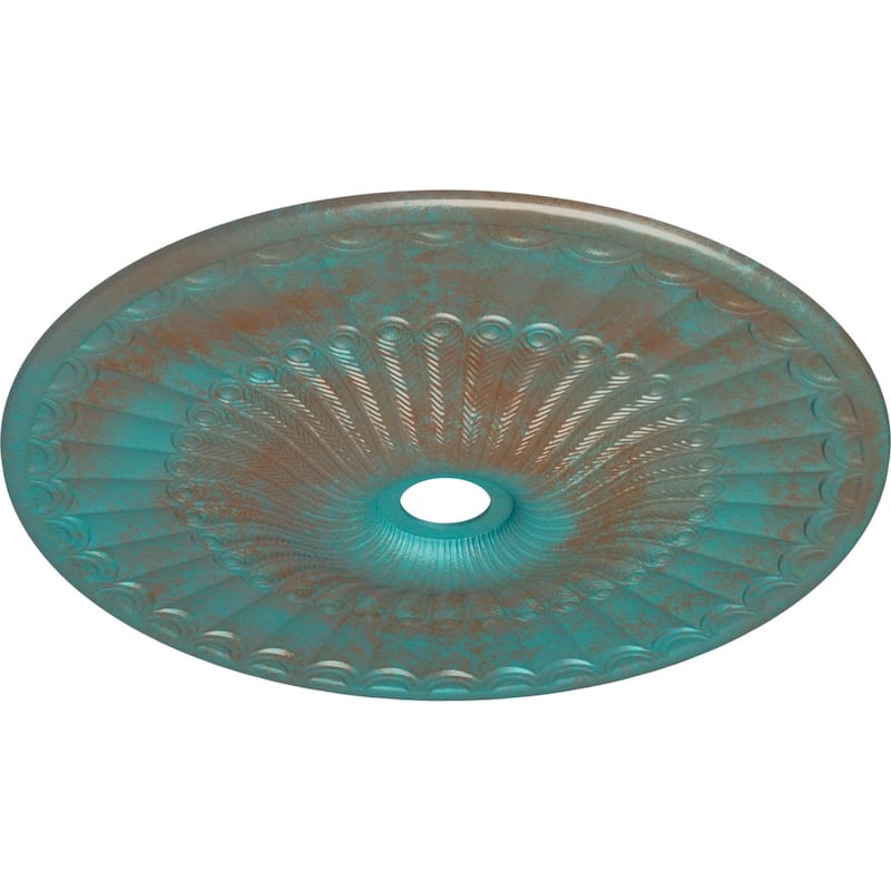 36 5/8"OD x 3 5/8"ID x 2 3/8"P Galveston Ceiling Medallion