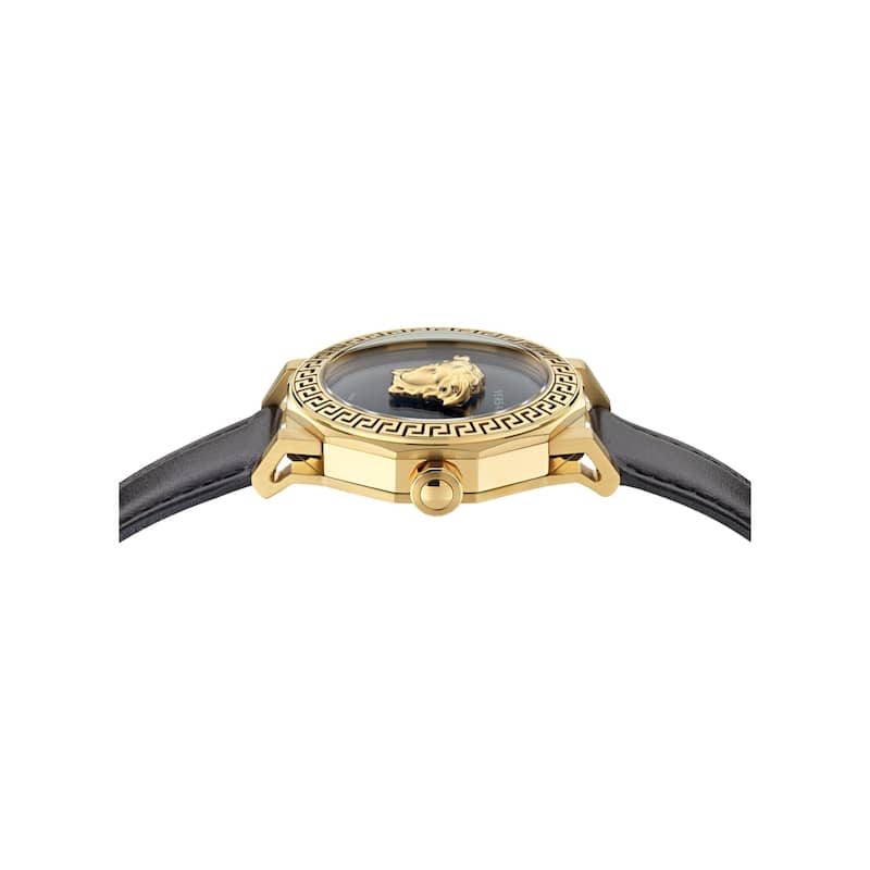 Versace Medusa Deco Leather Watch