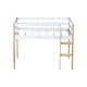 preview thumbnail 7 of 9, Rubber Wooden Twin Loft Bed with Ladder and Bed Platform of Strengthened Slats