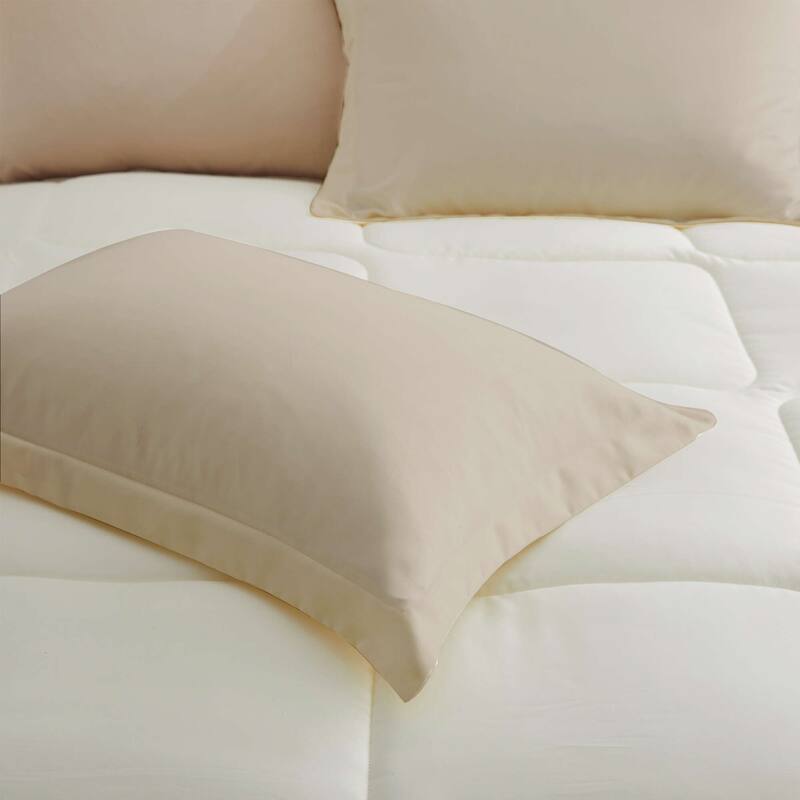 3 Piece Reversible Silky Luxury Soft Satin Comforter with 2 Satin Pillowcases