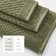 preview thumbnail 55 of 193, Linery & Co. Cotton Diamond Waffle Texture Bath Towels.