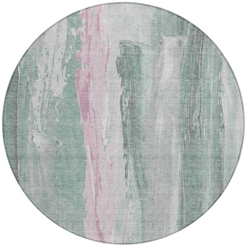 HomeRoots Abstract Transitional Rectangle Outdoor Rug