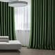 preview thumbnail 21 of 140, Exclusive Fabrics Heritage Plush Velvet Room Darkening Curtain (1 Panel) - Luxurious Single Drapery for Enhanced Room Darkening