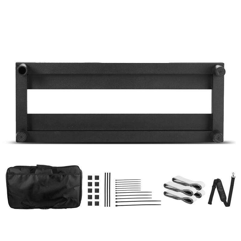 Guitar Pedal Board Fixed Strap Shoulder Strap, Accommodate 8 Guitar Pedals - Small size Non-foldable