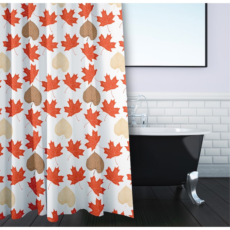 Lots of Leaves Shower Curtain