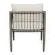 preview thumbnail 10 of 15, Uttermost Borneo White Outdoor Dining Chair